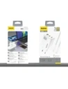 Ładowarka sieciowa Dudao A29C 65W GaN USB-A, 2xUSB-C + kabel USB-C biała