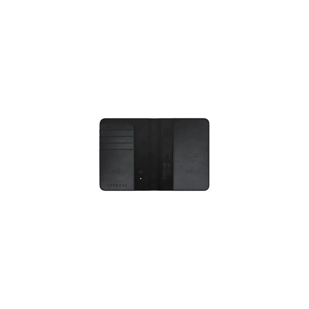 Etui na paszport z lokalizatorem Satechi FindAll Passport Cover kompatybilne z Apple Find My (black)