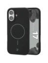 Silikonowe etui z pierścieniem magnetycznym Bizon Soft Case Magnetic do Apple iPhone 17 czarne