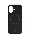 Silikonowe etui z pierścieniem magnetycznym Bizon Soft Case Magnetic do Apple iPhone 17 czarne