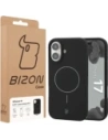 Silikonowe etui z pierścieniem magnetycznym Bizon Soft Case Magnetic do Apple iPhone 17 czarne