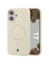 Silikonowe etui z pierścieniem magnetycznym Bizon Soft Case Magnetic do Apple iPhone 17 écru