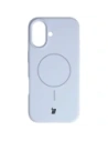 Silikonowe etui z pierścieniem magnetycznym Bizon Soft Case Magnetic do Apple iPhone 17 błękitne