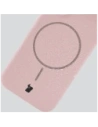 Silikonowe etui z pierścieniem magnetycznym Bizon Soft Case Magnetic do Apple iPhone 17 jasnoróżowe