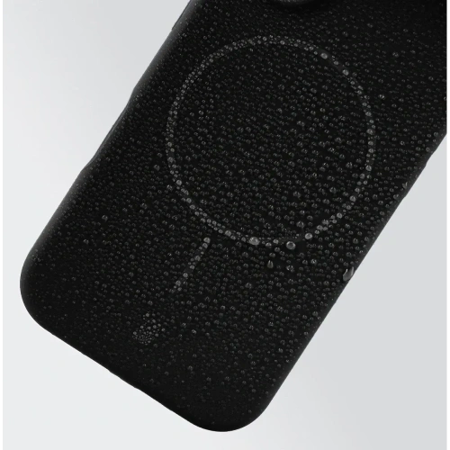 Silikonowe etui z pierścieniem magnetycznym Bizon Soft Case Magnetic do Apple iPhone 17 Pro czarne