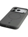 Silikonowe etui z pierścieniem magnetycznym Bizon Soft Case Magnetic do Apple iPhone 17 Pro grafitowe