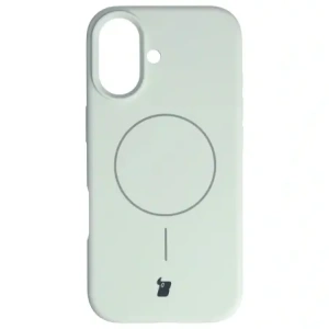 Silikonowe etui z pierścieniem magnetycznym Bizon Soft Case Magnetic do Apple iPhone 17 pistacjowe