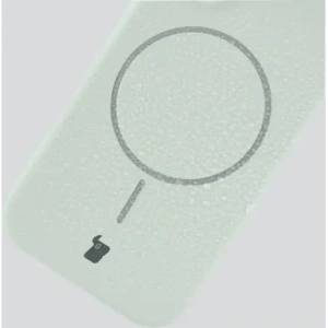 Silikonowe etui z pierścieniem magnetycznym Bizon Soft Case Magnetic do Apple iPhone 17 pistacjowe