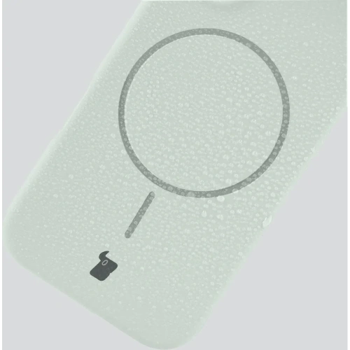 Silikonowe etui z pierścieniem magnetycznym Bizon Soft Case Magnetic do Apple iPhone 17 pistacjowe