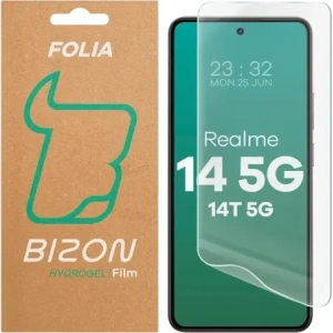 Folia hydrożelowa na ekran Bizon Glass Hydrogel Front do Realme 14 5G / 14T 5G