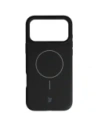 Silikonowe etui z pierścieniem magnetycznym Bizon Soft Case Magnetic do Apple iPhone 17 Pro Max czarne