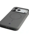 Silikonowe etui z pierścieniem magnetycznym Bizon Soft Case Magnetic do Apple iPhone 17 Pro Max grafitowe