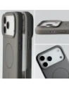 Silikonowe etui z pierścieniem magnetycznym Bizon Soft Case Magnetic do Apple iPhone 17 Pro Max grafitowe