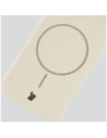 Silikonowe etui z pierścieniem magnetycznym Bizon Soft Case Magnetic do Apple iPhone 17 Pro Max écru