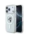 Etui Karl Lagerfeld IML Karl Choupette Glitter MagSafe do Apple iPhone 17 Pro przezroczysty