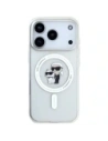 Etui Karl Lagerfeld IML Karl Choupette Glitter MagSafe do Apple iPhone 17 Pro przezroczysty