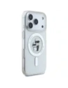 Etui Karl Lagerfeld IML Karl Choupette Glitter MagSafe do Apple iPhone 17 Pro przezroczysty