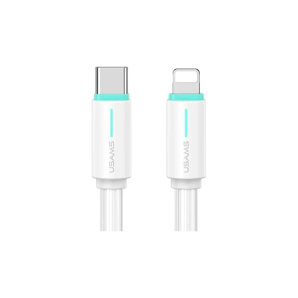 Kabel USAMS US-SJ735 SJ73530W YU Series SJ735USB02 USB-C / Lightning 1m biały