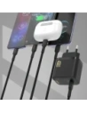 Ładowarka sieciowa Dudao A28C 45W GaN USB-C + kabel USB-C czarna