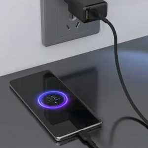 Kabel Dudao L9C 65W USB-C / USB-C 1m czarny