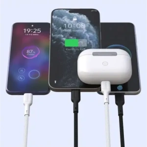 Kabel Dudao L9C 65W USB-C / USB-C 2m biały