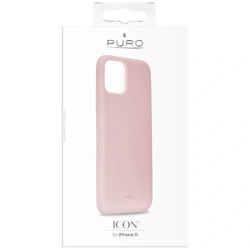 Kup Etui PURO ICON Cover pentru Apple iPhone 11 (roz piaskă) - PUR125PNK - {ean13} - Sklep Home Screen