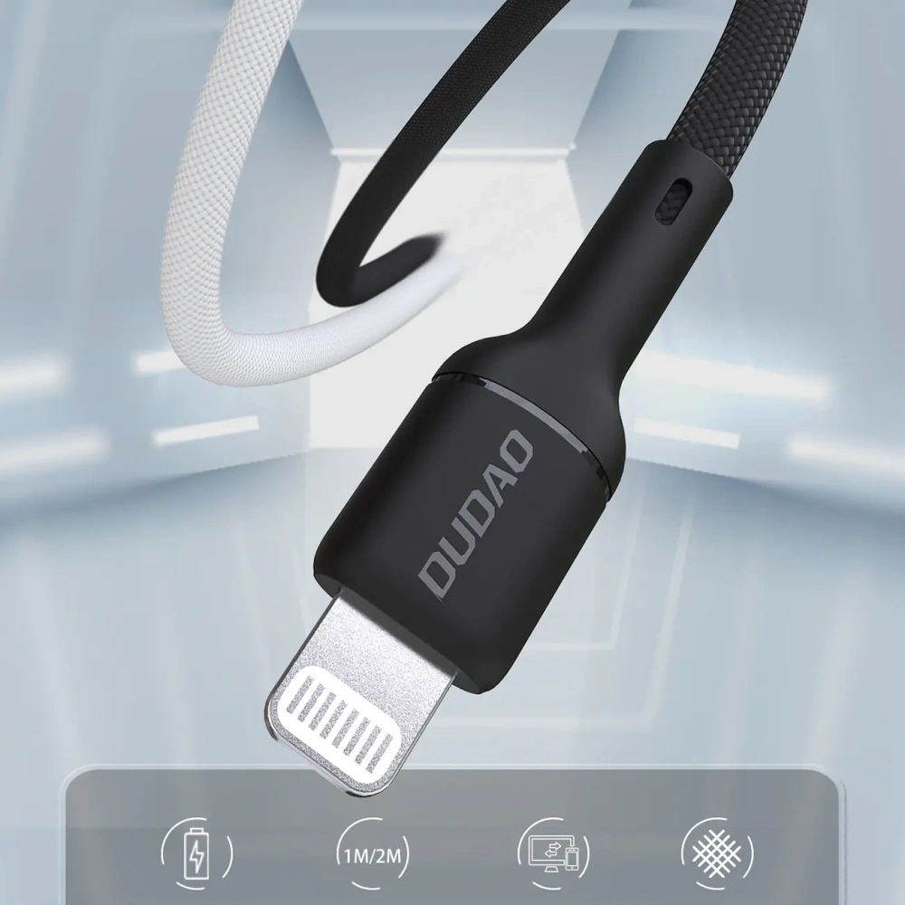 Kabel Dudao L9X 30W USB-C / Lightning 1m czarny