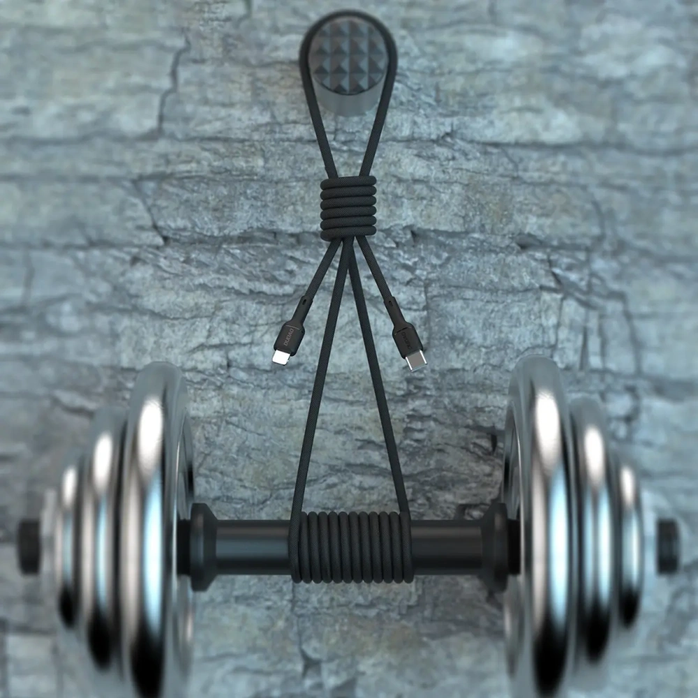 Kabel Dudao L9X 30W USB-C / Lightning 1m czarny