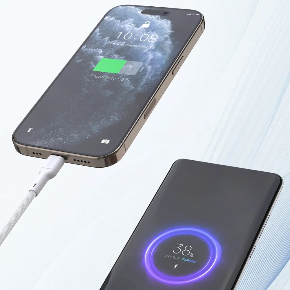 Kabel Dudao L9X 30W USB-C / Lightning 1m biały