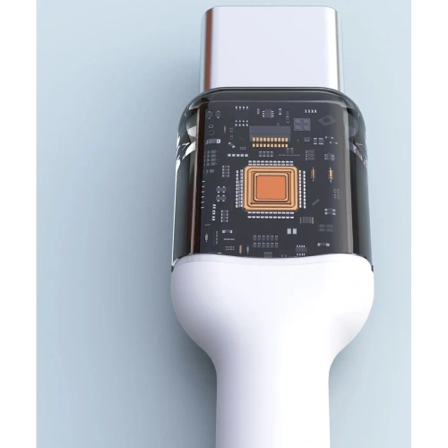 Kabel Dudao L9C Max 240W PD USB-C / USB-C 1.2m biały