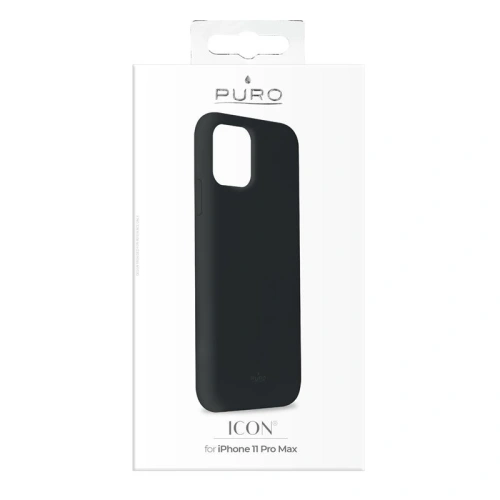 Kup Husa PURO ICON pentru Apple iPhone 11 Pro Max (neagră) - PUR126BLK - {ean13} - Sklep Home Screen