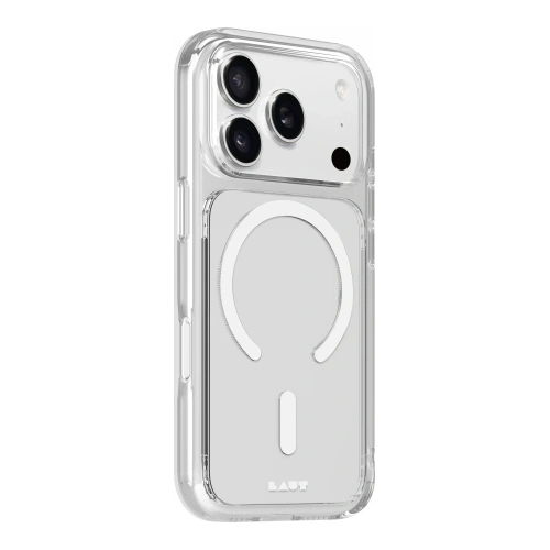 Etui Laut Crystal Fluro do Apple iPhone 17 Pro MagSafe (clear light gray)