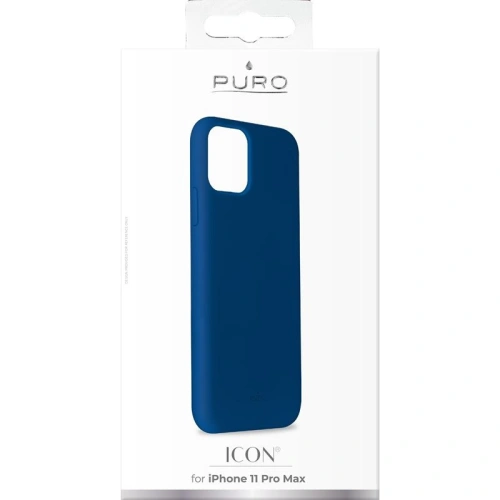 Kup Etui PURO ICON Cover Apple iPhone 11 Pro Max (sötétkék) - PUR127NAV - {ean13} - Sklep Home Screen