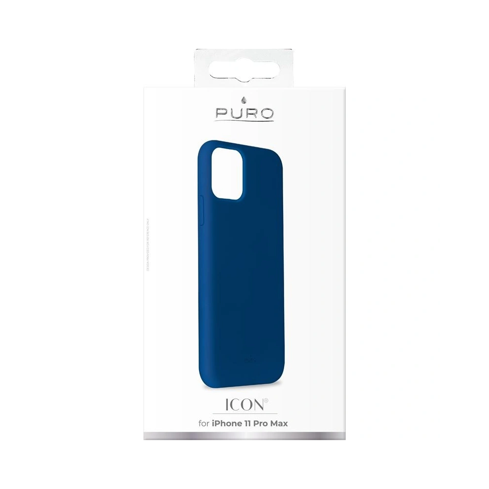 Etui PURO ICON Cover Apple iPhone 11 Pro Max (granatowy)
