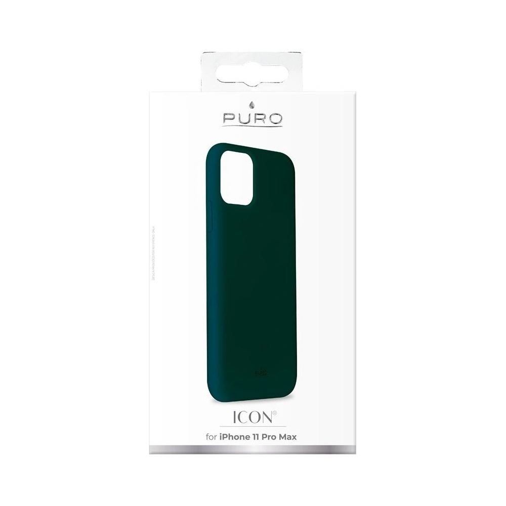 Etui PURO ICON Cover Apple iPhone 11 Pro Max (ciemnozielony)