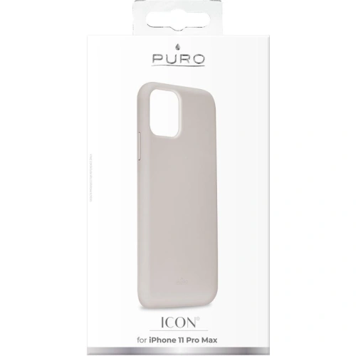 Kup Apple PURO ICON Hülle iPhone 11 Pro Max (Taupe) - PUR129GRY - {ean13} - Sklep Home Screen