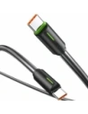 Kabel USAMS US-SJ734 SJ73460W YU Series SJ734USB01 USB-C / USB-C 1m czarny
