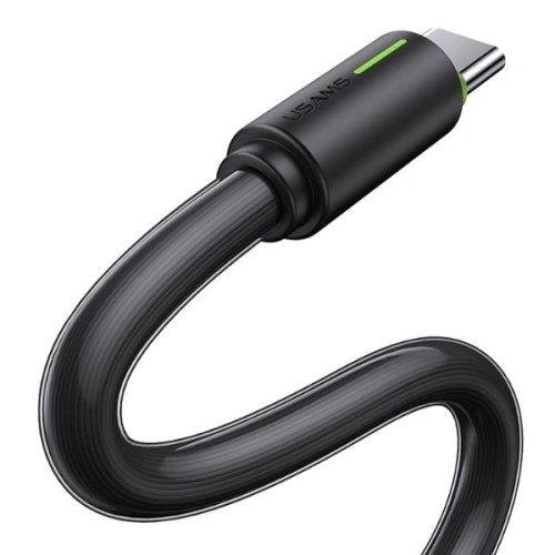 Kabel USAMS US-SJ734 SJ73460W YU Series SJ734USB01 USB-C / USB-C 1m czarny