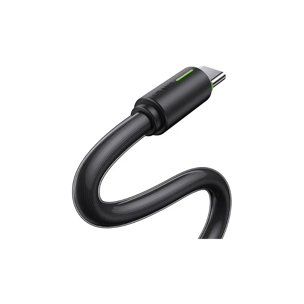 Kabel USAMS US-SJ734 SJ73460W YU Series SJ734USB01 USB-C / USB-C 1m czarny