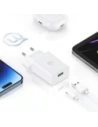 Ładowarka sieciowa USAMS 18W USB-A + kabel USB-A / Lightning Fast Charging biały