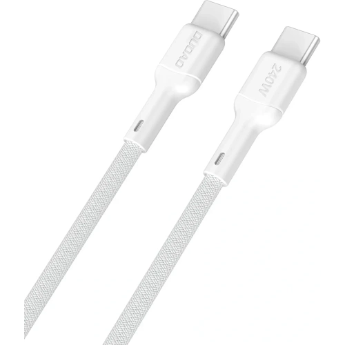 Kabel Dudao L9C Max 240W PD USB-C / USB-C 2m biały