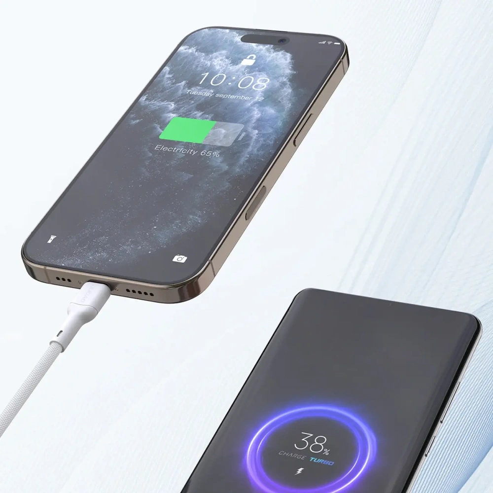 Kabel Dudao L9C Max 240W PD USB-C / USB-C 2m biały