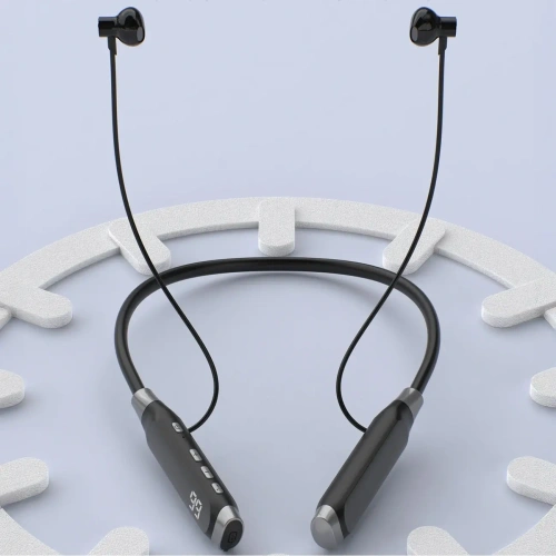 Bezprzewodowe słuchawki dokanałowe Dudao U5 Max Bluetooth 5.0 z pałąkiem na szyję czarne