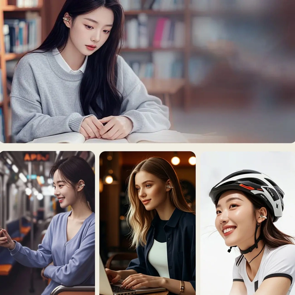 Słuchawki bezprzewodowe Open Ear Dudao U20 TWS Bluetooth 5.4 białe