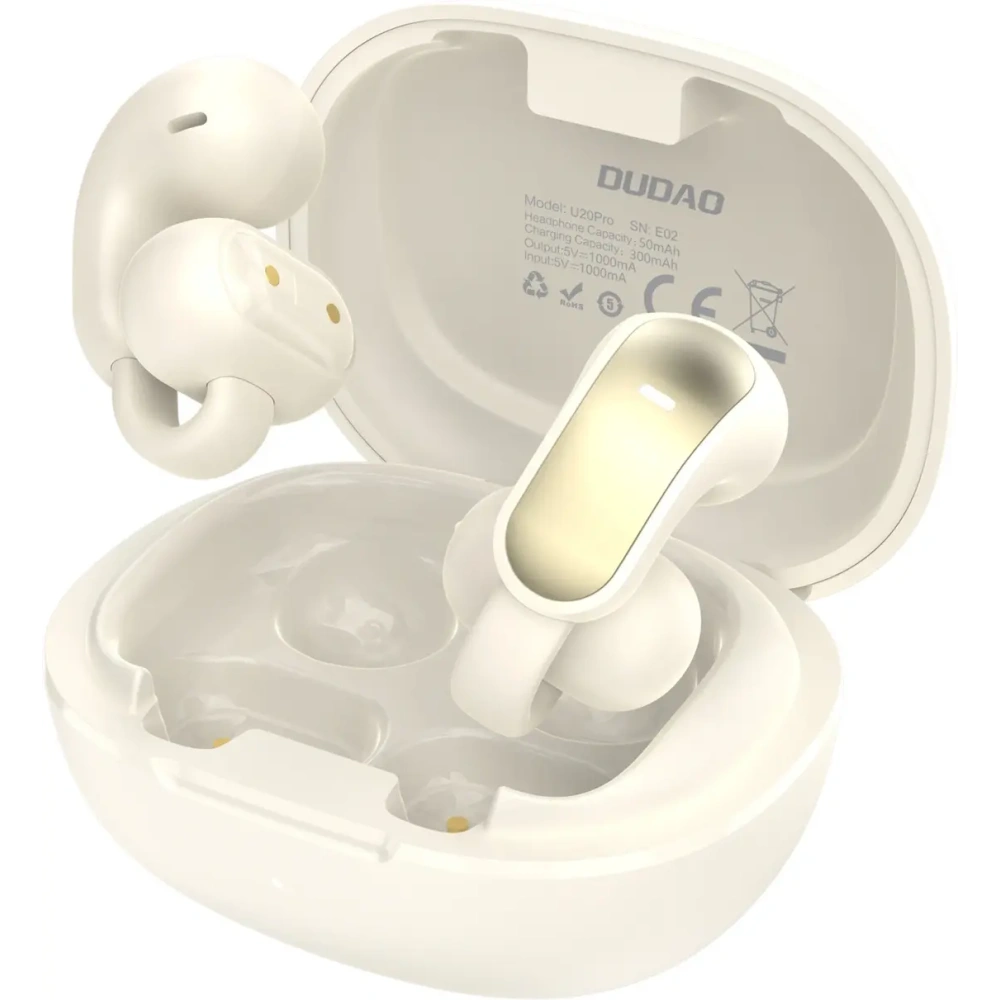 Słuchawki bezprzewodowe Open Ear Dudao U20 Pro TWS Bluetooth 5.4 białe