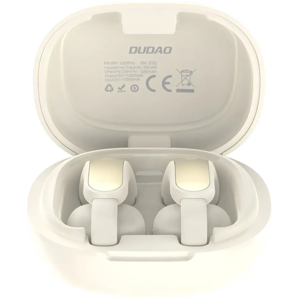 Słuchawki bezprzewodowe Open Ear Dudao U20 Pro TWS Bluetooth 5.4 białe