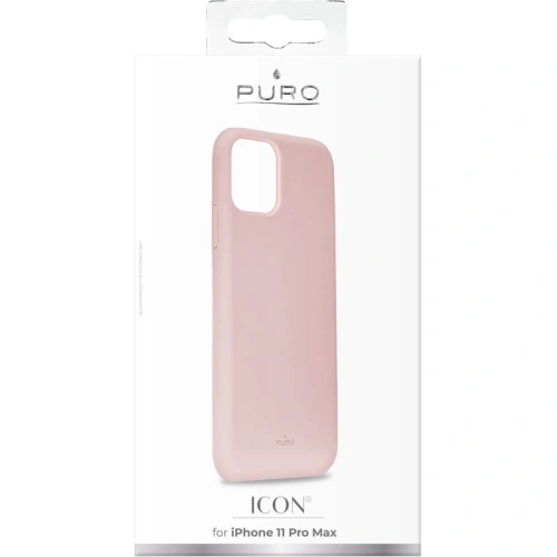 Kup Etui PURO ICON Cover Apple iPhone 11 Pro Max (piaskowy róż) - PUR131PNK - {ean13} - Sklep Home Screen
