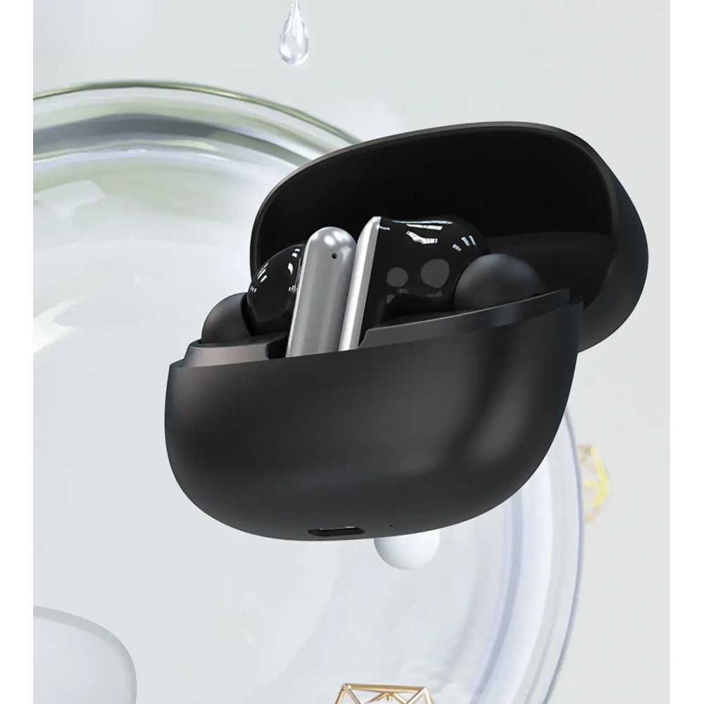 Bezprzewodowe słuchawki dokanałowe Dudao U21 TWS ANC ENC Bluetooth 5.4 czarne