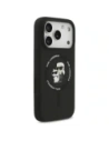 Etui Karl Lagerfeld Silicone Karl&Choupette Ring MagSafe do Apple iPhone 17 Pro czarny