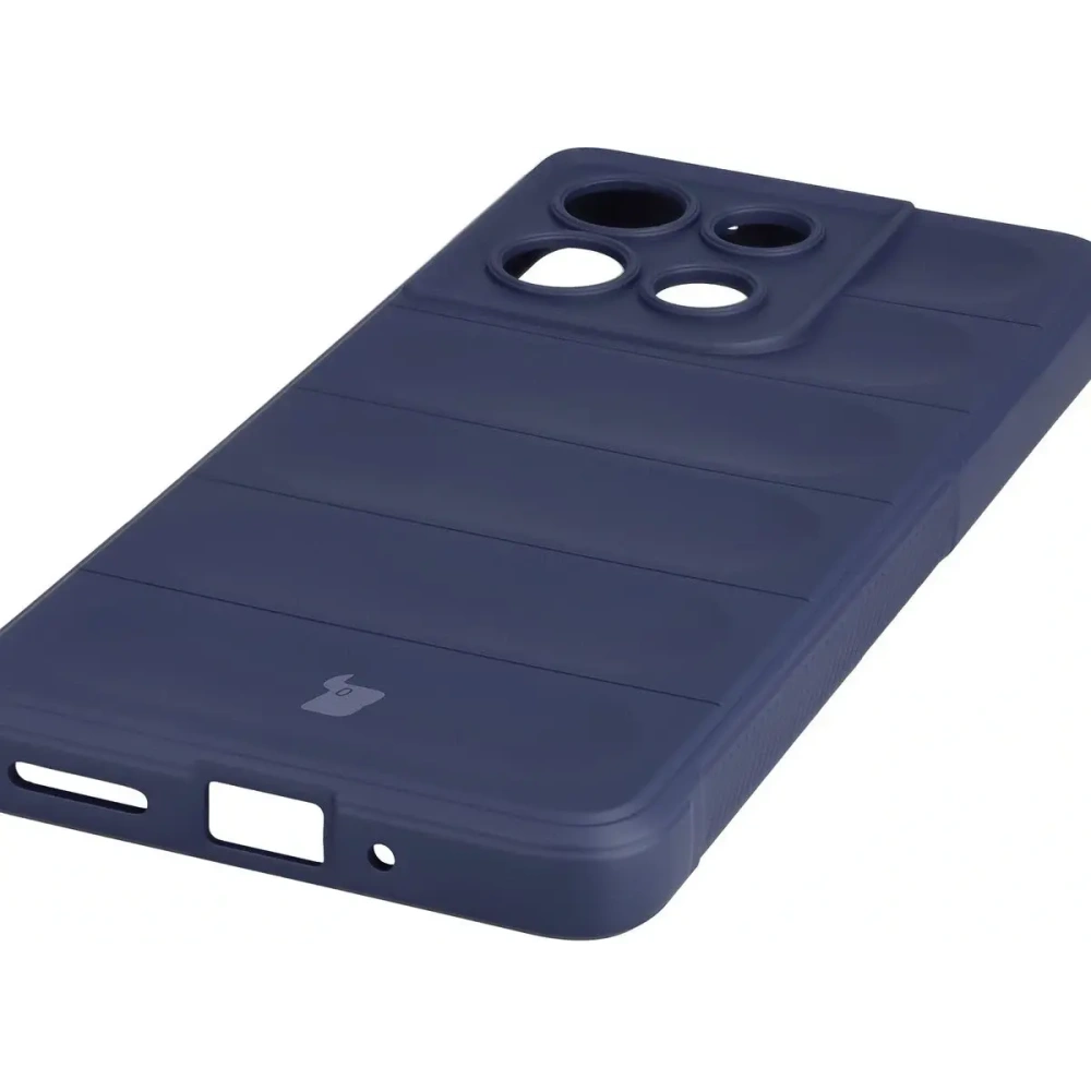 Pancerne etui Bizon Case Tur do Motorola Moto G86 Power 5G granatowe